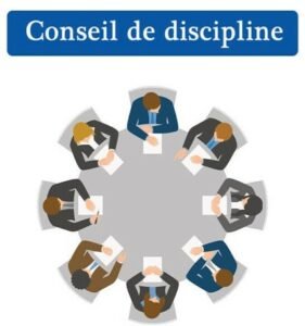 Du{e9}cisions du Conseil de discipline